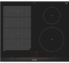 EH651FEF1X induksjonstopp rammeløs, touchslider betjening, tilkoblingseffekt 7200 W.