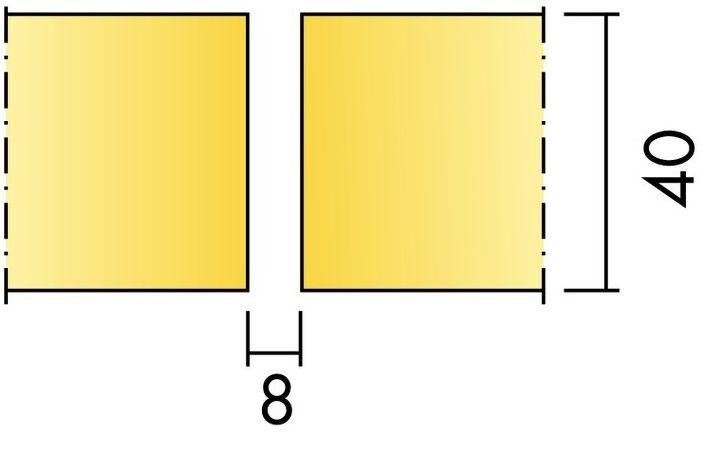 35 42122935 782868 215,00 MASTER B 40 mm himlingsplate med malt overflate, Akutex FT. Kan leveres i farger. Tilgjengelig i alle kantutførelser. B-kant limes direkte mot taket.