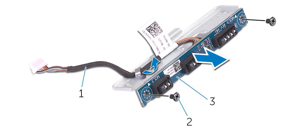 1. kabel til DIP-svitsj-kort 2.