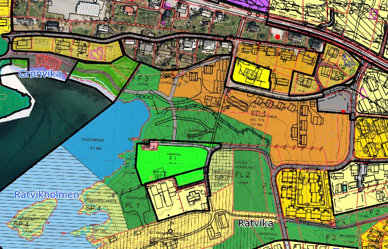 Nordplan side 3 av 6 Utsnitt av gjeldande reguleringsplanar. Utsnitt av gjeldande kommuneplan. 4. Oppstartsmøte med kommunen Det er gjennomført oppstartsmøte med kommunen 13.11.17.