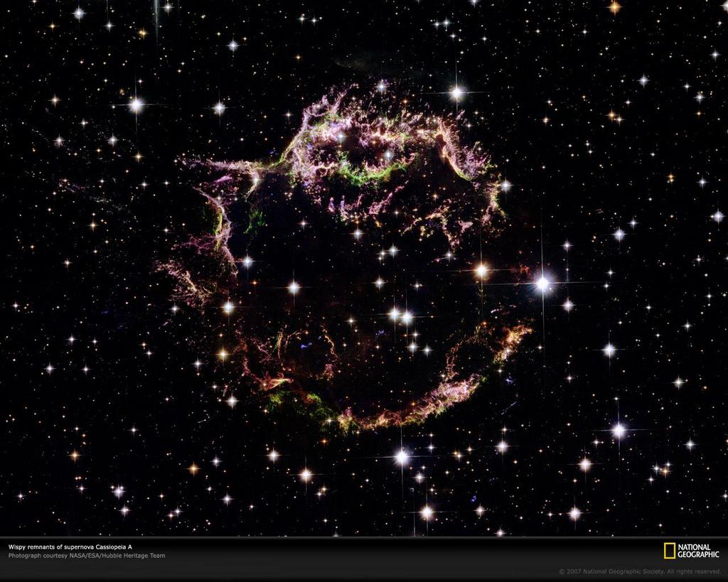 Cassiopeia A rest etter supernova av type II