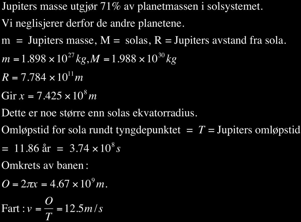 Ville Dopplermetoden ha oppdaget Jupiter?