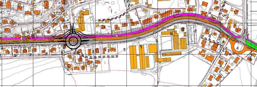 4.7.2 Kryssløsninger og kryssingspunkter for gs-trafikken Det er ikke skissert noen løsninger for gs-kryssinger på strekningen. Kryssløsningene ved en evt. slik utvidelse må vurderes nærmere.