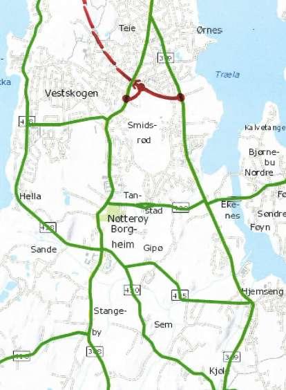 1. BAKGRUNN Som en del av Bypakke Tønsbergregionen skal det sees på konsekvenser for veinettet på Nøtterøy når ny Nøtterøyforbindelse etableres.