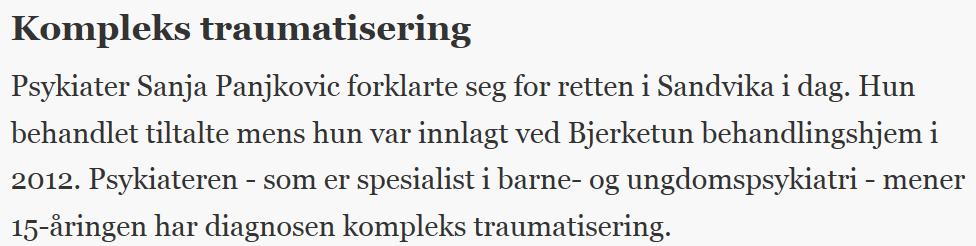 «Risikostyringen i en barneverninstitusjon som arbeider etter traumebevisst omsorg må forstås som en prosess der man ikke skal iverksette tiltak for å