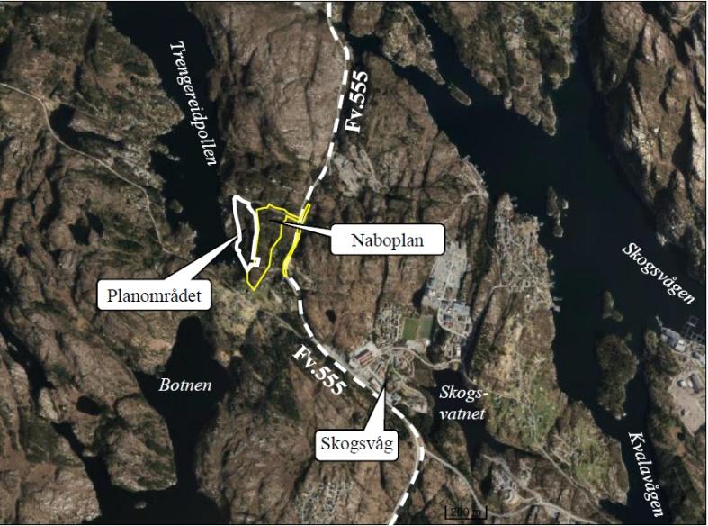 E. Merknader til planen Saksopplysningar: Ard arealplan har på vegne av Vacuri AS utarbeidd framlegg til detaljregulering for Tibben, gnr.1, bnr. 3 m.fl. Trengereid, (planid: 20170003).