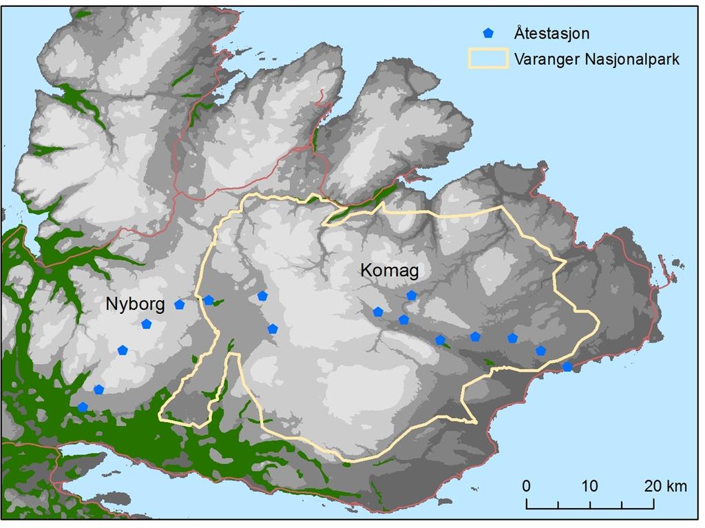 etter snø- og føre forhold. Så langt det er mulig vil åpne snøskuterløyper bli benyttet.