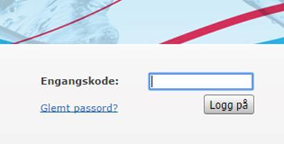 Bruk «Glemt passord»- funksjonen første gang du logger deg inn dersom du ikke