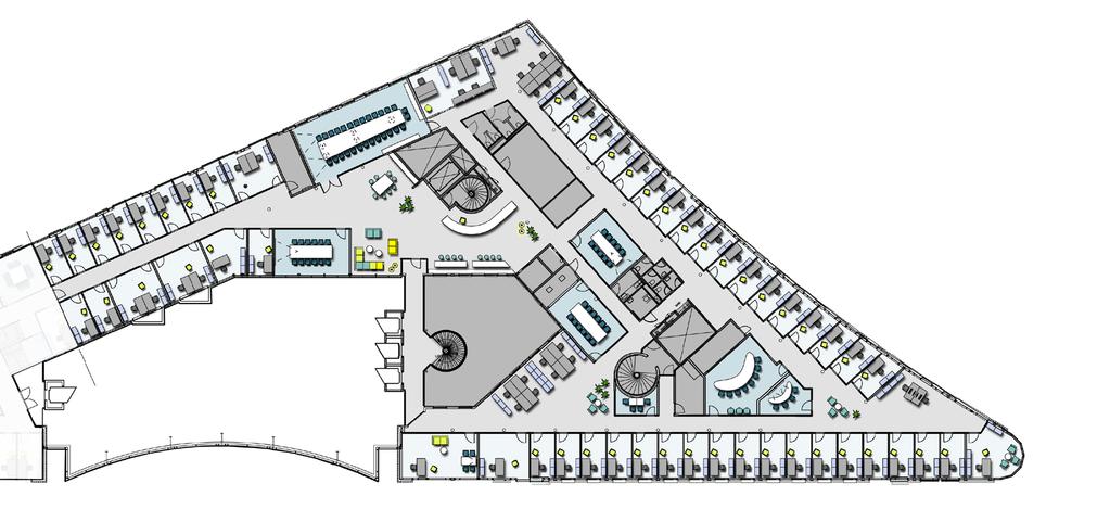 25 BYGG A 3. etasje: ALTERNATIV LAYOUT 2.