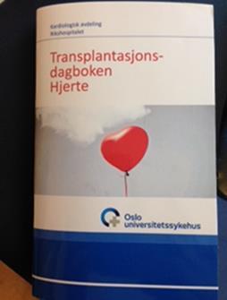 TRANSPLANTASJONSDAGBOKEN Pasientene får den samtidig som hun/han starter å legge medisiner etter Htx Føres daglig av pasienten selv, hovedsakelig de første 3 mnd Pas skal føre vekt, temp