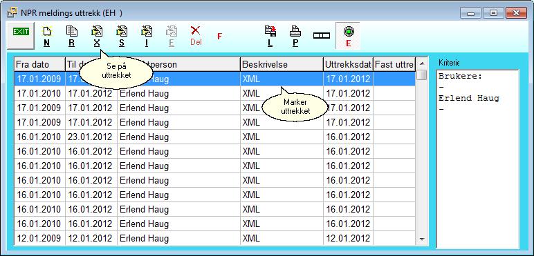 Henvisningsperiode / Episoderegistrering (Avtalespesialister) 65 1.