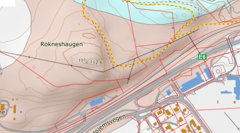 Berggrunnskart Bergarten i området er ihht NGU`s berggrunnskart angitt til: -