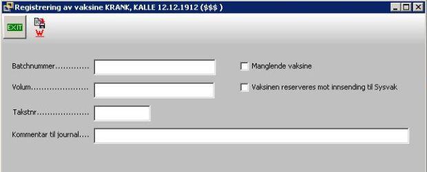 13 Skal ingen endringer gjøres eller vi skal registrere endrede verdier,