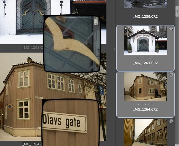 Innstillinger Organisering på av digitalt bilder med kamera Adobe Bridge Øvelse 3-1 3-2 Bridge gir en meget god oversikt over bilder i ulike format. Du kan justere størrelsen på bildeminiatyrene 1.