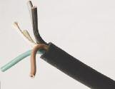 Gummikabel Oljebestandig / værbestandig Metermerket kabel leder: Mangetrådet Ytre kappe: Gummi Isolasjon/leder: Gummi temp.