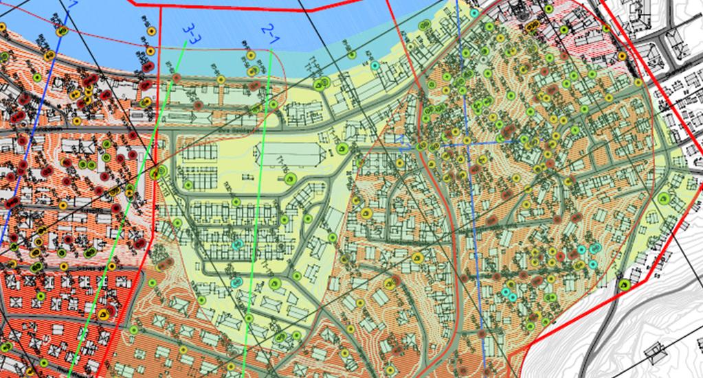 Fengselstomta - Stabiliseringstiltak i Nidelva Øvre Bakklandet Nedre Singsaker Sør Øvre Bakklandet Nedre Singsaker Nord Figur 4 Foreslått