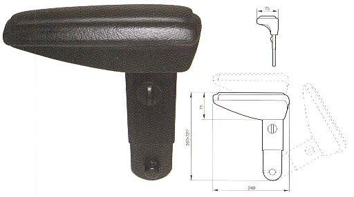 - Glideskinner 00mm - Setep - Høydejustering 00 mm (Rotolift 3) - Setepute og rygg kan byttes ved enkle håndgrep. - 4 volts varme i sete og rygg.