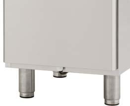 Funksjoner Utvendig/innvendig finish i rustfritt stål grad AISI 304 Termostatisk kontrollerte, høyeffektive varmere Nyskapende design for selvbalanserende tallerken til tallerken dispensere