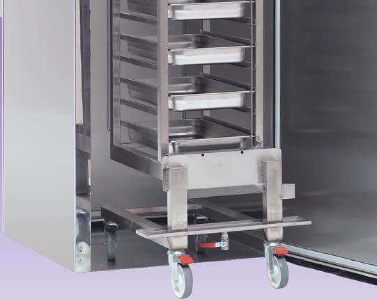 trallene RIC 960 og RIF 960 er designet for lagring av forhåndskjølt mat og fryste produkter.