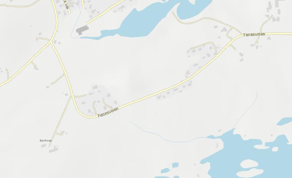 repo001.docx 2012-03-2914 3.3.5 Skoleveger fra området Fenes Området Fenes har i dag rundt 50 adresser, og det foreligger ingen utbyggingsplaner for området.