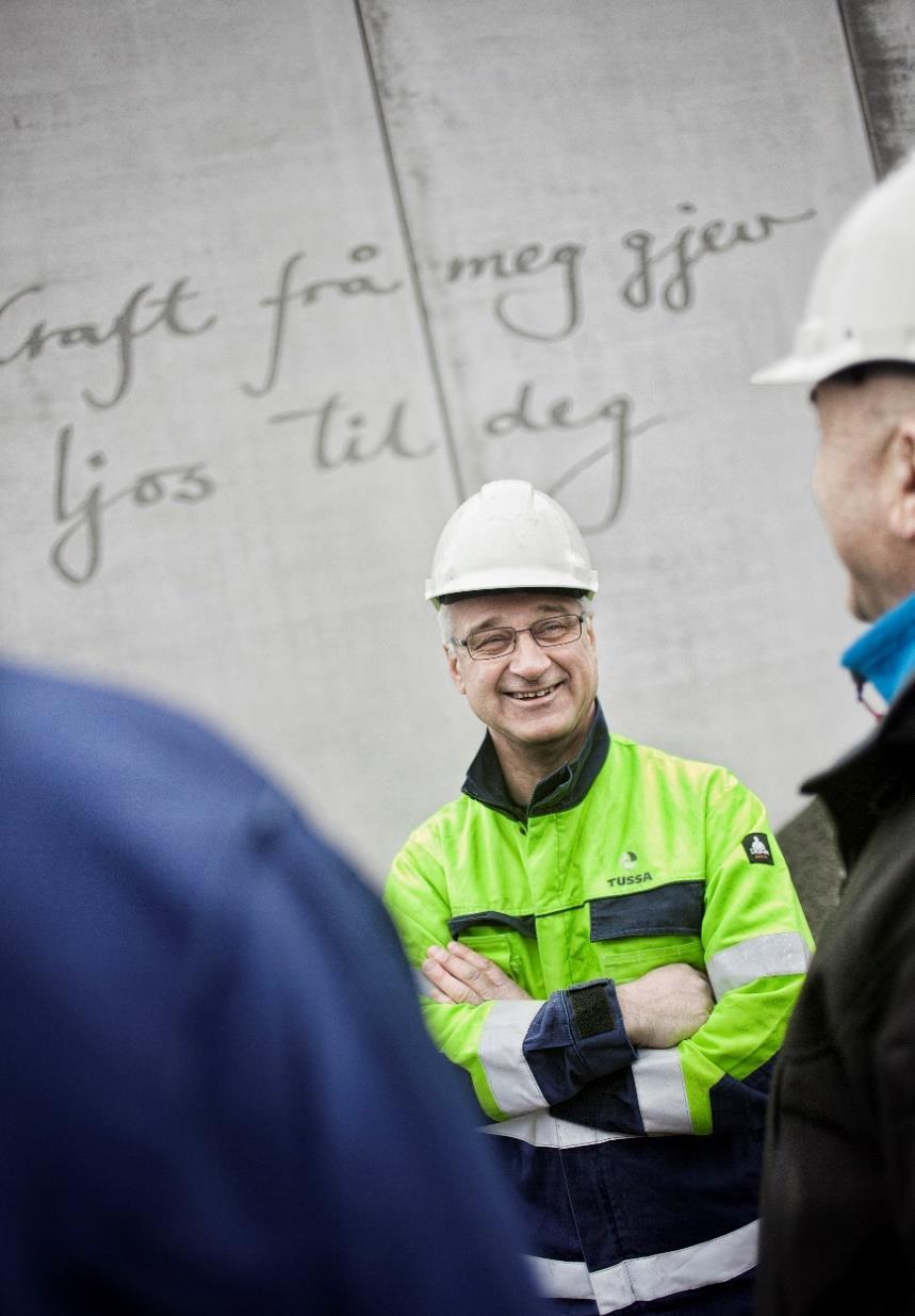 Hovudmål Tussa skal levere varer og tenester med god kvalitet.