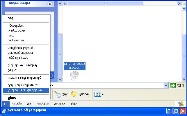 Installere skriveren Windows 2 Velg Brother HL-5050 series-ikonet.