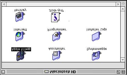 For brukere med -grensesnittkabel For brukere av Mac OS 8.6 til 9.2 (HL-5050-brukere) 1.