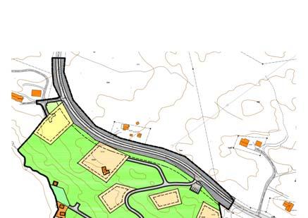 5 Beskrivelse av planforslaget Planområdet ligger sørvestvendt. I sørenden er det bratte fjellskrenter ned mot sjøen, mens det flater litt mer ut mot vest, får så å gå over i en slak fin bukt.