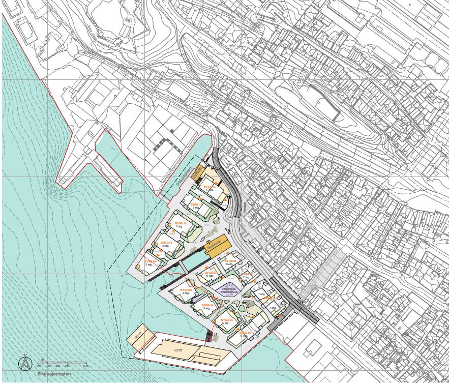 REGULERING NØSTEGATEN OG DIKKEDOKKEN Georgernes Verft boliger USF Reguleringsforslag Dikkedokken Reguleringsforslagene for Nøstegaten og Dikkedokken tilfører begge nye bolig-, kultur- og
