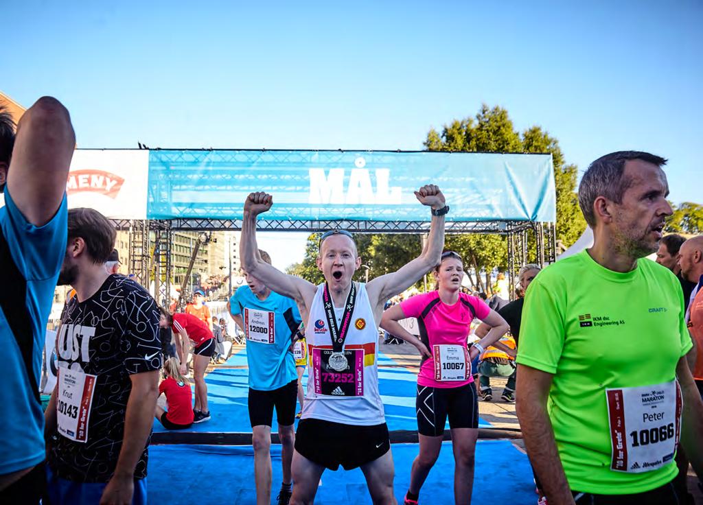 OSLOTRIPPELEN Suksessen fortsetter I 2015 opprettet vi en egen klasse for løperne som løper både maraton, halvmaraton og 10 km; kalt Oslotrippelen. Oslotrippelen er et 73 km langt løp.