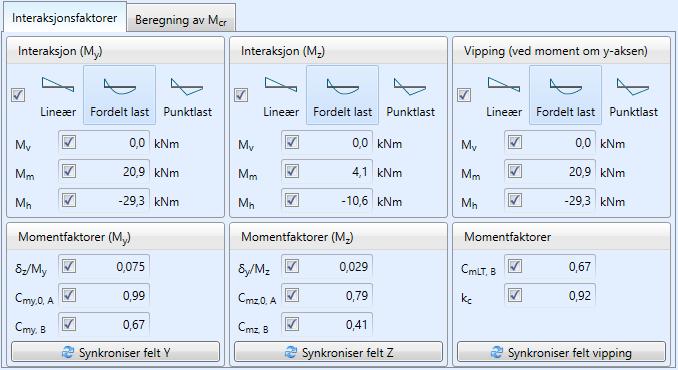 ISY Design Versjon 1.0 Programmet forventer at stabilitetsdata er lik for staver i samme felt. Du vil få advarsel dersom dette ikke er oppfylt.