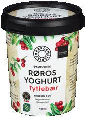 Yoghurt naturell økologisk 0,45 liter EPD-nr: 4249959 Youghurt tyttebær økologisk 0,45 liter RØROSMEIERIET EPD-nr: