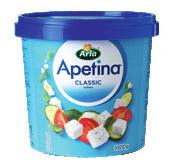 Apetina Feta terninger u/olje 4 kilo EPD-nr: