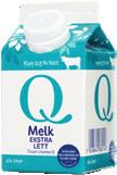 Melk Q Lettmelk 1 % 0,25 liter Q Lettmelk 0,5 % 0,25 liter 0 EPD-nr: 2474823 0 EPD-nr: