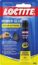 5216-05 - KJEMI-LIM-FUG - Versj. 12 - Mars 2016_2014 21.04.16 10:13 Side 15 Universallim LOCTITE POWER GLUE REPAIR EXTREME - HENKEL 20 G Universallim Repair Extreme 20 g. Varenr.