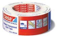 Tesa Tape DUCT 50 mx50 mm matt hvit Optimera nr. 7380295 Kode L NOBB nr.
