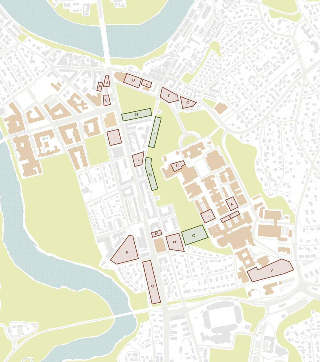 KOHT Arkitekter AS Fysisk plan NTNUs Campusutvikling 2016-2030 5 Verdivurdering Det er gjennomført verdivurdering av de tema som vil påvirke Kommuneplanens arealdel.