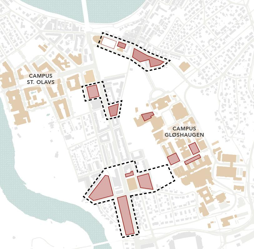 Alternativ 1 Alternativ 2 0 - Alternativ Gjennomførbarhet Bygger hovedsakelig på egne eller Trondheim kommune sine eiendommer: Offentlig tomteeier: 92 % Privat tomteeier: 8 % Liten risiko tilknyttet