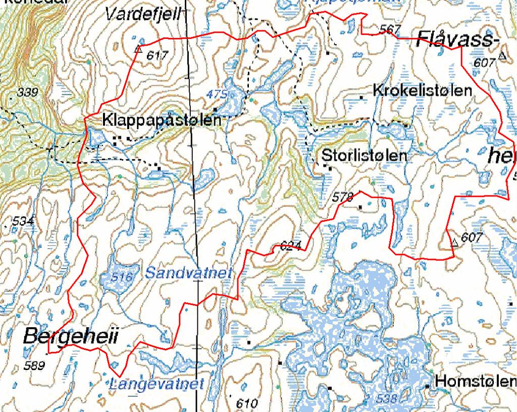 Side 5 Beskrivelse av nedbørfeltet til planlagt inntakspunkt Vassdragsnummer: 026.