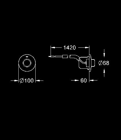 GRoHe BetjeninGspLateR for Wc til sisterner og trykkspyler GRoHe tectron innfrarød elektronikk for HyGienisk urinal