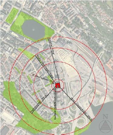 Til sammen utgjør foreslått fellesareal på takterrasse og gårdsrom ca. 600m 2, der 400m 2 er lokalisert til takflate og 200m 2 lokalisert til eksisterende gårdsrom i Wigandgården.