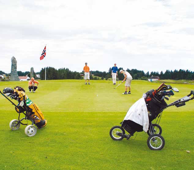 På Karmøy kan du stort sett spille golf året