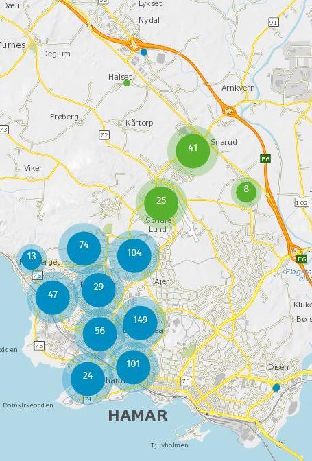 Brukerforum vegdata i Hedmark og Oppland Flere kommuner var i gang med nvdb.