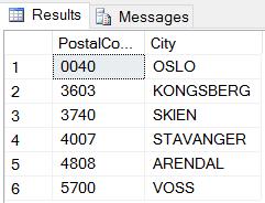 Figur 12-2: Triggerne lagres og kan ses i Object Eplorer i strukturene til for den aktuelle tabellen.