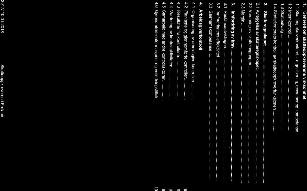 1/18 Årsrapport 2017 skatteoppkreveren for Froland og Arendal -