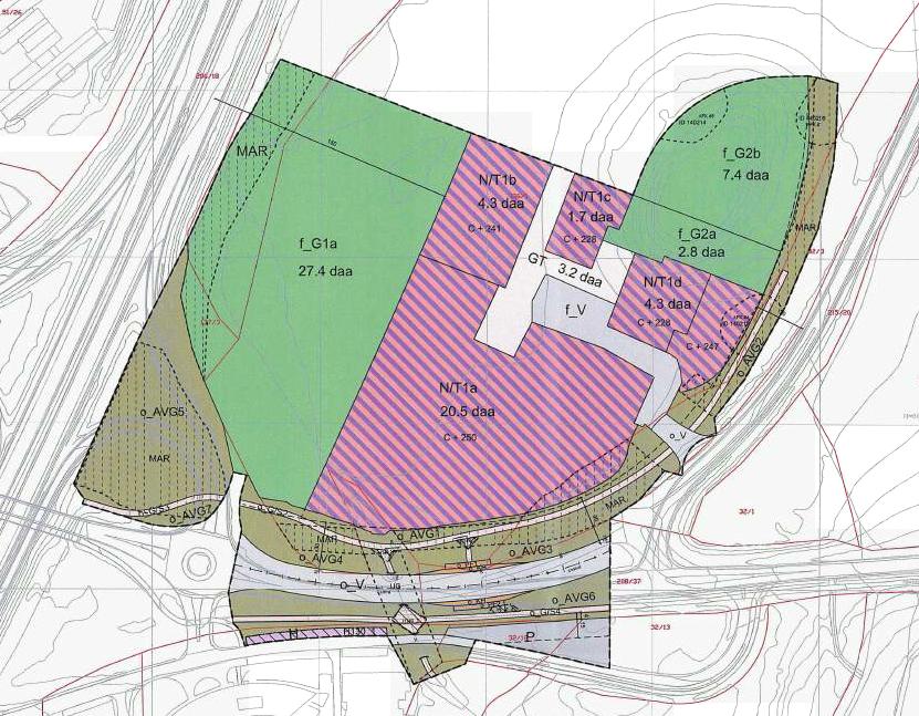 Detaljreguleringsplan for LHL (planid 365), vedtatt 01.12.2014, med mindre endring 18.10.2016: 3.