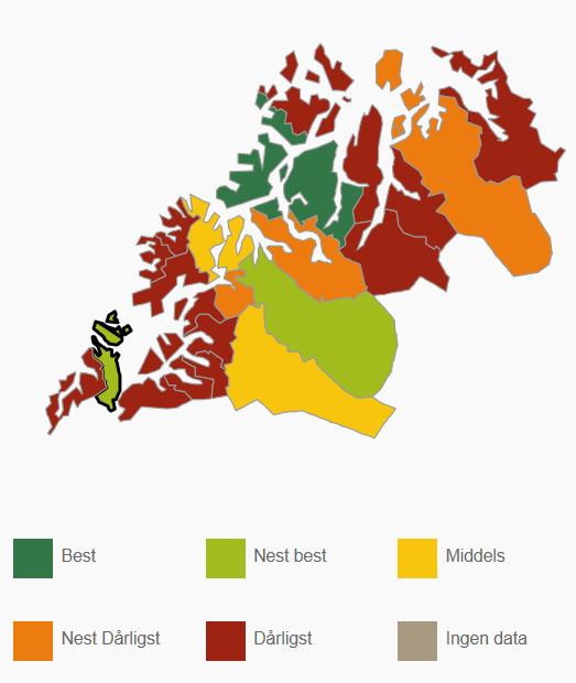 Denne oversikten viser imidlertid at Harstad har en meget viktig regional funksjon som bysenter for begge sider av
