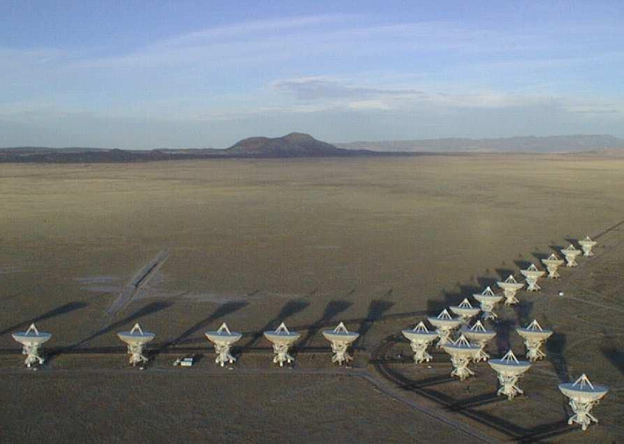 VLA Very Large Array New Mexico, USA 27 flyttbare radioteleskoper