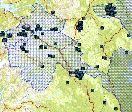 181 193 96 63 Sau erstattet som tapt til jerv 1927 2650 2068 1761 1330 1220 Antall dyr erstattet som tapt til rovvilt i Oppland 2000-2017 7000