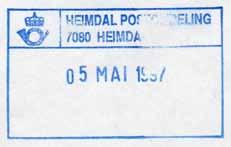 HEIM Størrelse: 53,5 x 31 mm (datering) Flyttet, ny adresse ukjent Ukjent, utilstrekkelig adresse Tidligste registrering: 22.06.2000 TK Seneste registrering:?